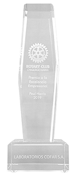 13. Premio a la Excelencia Empresarial Paul Harris 2019. Rotary Club Chuquiago Marka 